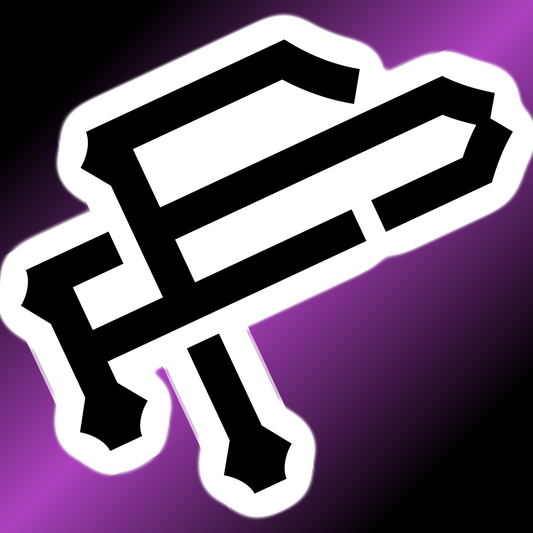 PF OG Sticker Black/White